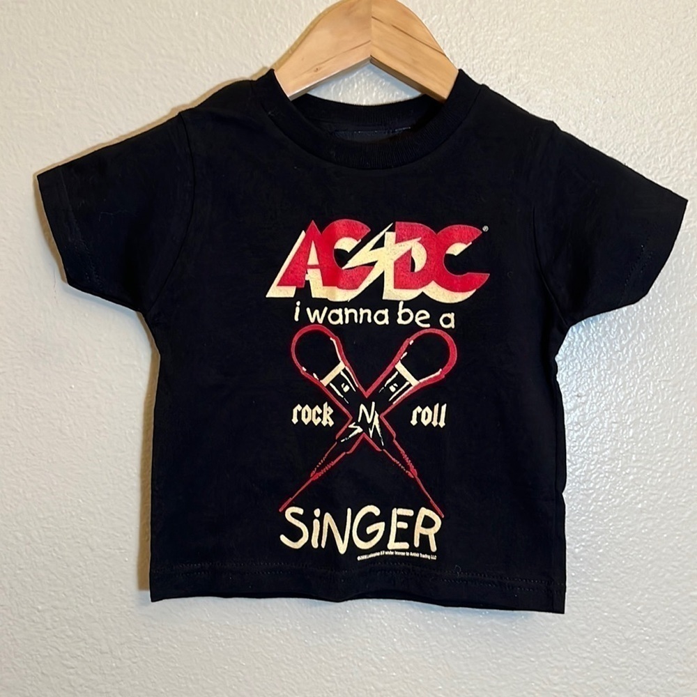NWT AC/DC 80’s Rock & Roll Toddler T-Shirt